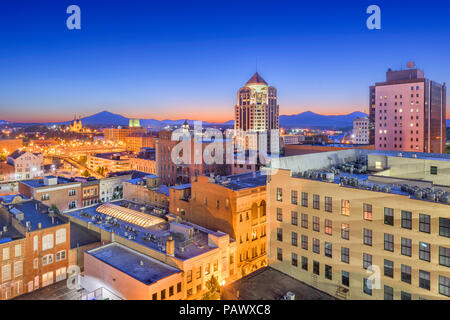 Roanoke, Virginia, USA downtown skyline at dawn. Banque D'Images