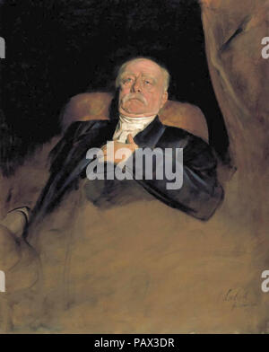 Franz von Lenbach - Portrait d'Otto Von Bismarck 02 Fücrst Banque D'Images