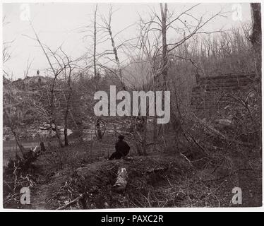 Bull Run. Blackburn's Ford. Artiste : Timothy H. O'Sullivan (Américain, né en Irlande, 1840-1882). Ancienne Attribution : autrefois attribués à Mathew B. Brady (Américain, né en Irlande, 1823 ?-1896) de New York. Date : ca. 1862. Musée : Metropolitan Museum of Art, New York, USA. Banque D'Images