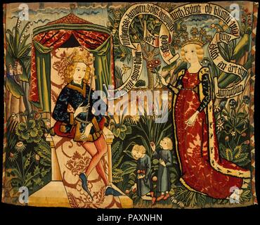 Deux Enigmes De La Reine De Saba Date Ca 1490 1500 Geographie Fait A Strasbourg Haute Rhenanie Allemagne Culture Partie Superieure Du Rhin Moyen Photo Stock Alamy