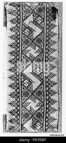 Bande. Culture : peut-être l'allemand. Dimensions : hors tout : 3 x 7 1/4 in. (7,6 x 18,4 cm). Date : le 18e siècle. Musée : Metropolitan Museum of Art, New York, USA. Banque D'Images