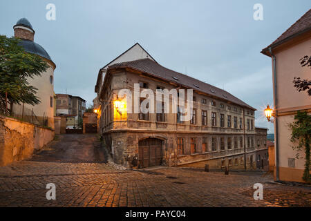 Hop petite maison magasin dans la ville de Zatec. République tchèque. Banque D'Images