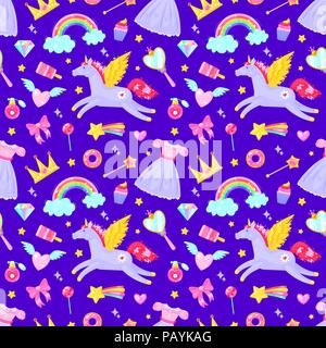 Motif transparent mignon Illustration de Vecteur