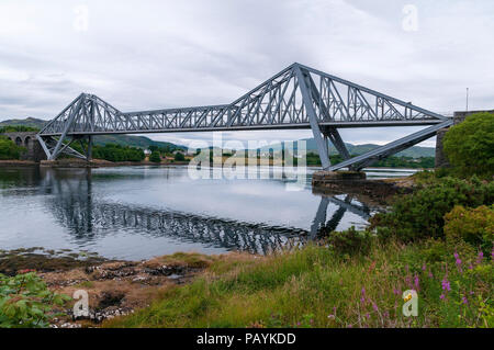 Le Loch Etive à Connel Bridge. L'Argyll. L'Écosse. Banque D'Images