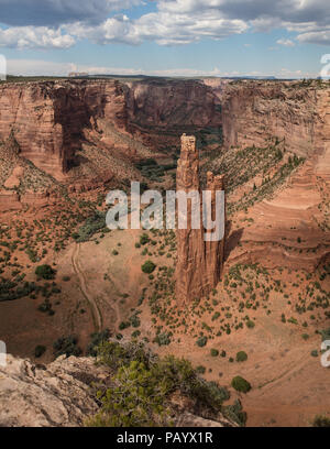 Canyon de Chelly National Monument, Dinant, Arizona. Banque D'Images