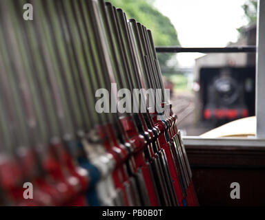 Le chemin de fer à vapeur Locomotives à Bodmin Banque D'Images