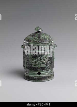 Tasse à vin en miniature (Zhi). Culture : la Chine. Dimensions : H. 4 1/8 in. (10,5 cm). Musée : Metropolitan Museum of Art, New York, USA. Banque D'Images