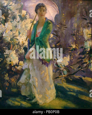 Peder Severin Kroyer - Marie dans le jardin 3 Banque D'Images