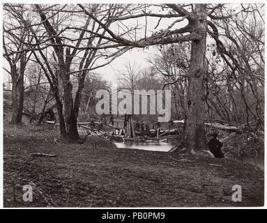 Bull Run. Blackburn's Ford. Artiste : Timothy H. O'Sullivan (Américain, né en Irlande, 1840-1882). Ancienne Attribution : autrefois attribués à Mathew B. Brady (Américain, né en Irlande, 1823 ?-1896) de New York. Date : ca. 1862. Musée : Metropolitan Museum of Art, New York, USA. Banque D'Images