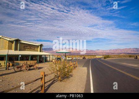 Stovepipe Wells way-station dans la partie nord de la vallée de la mort Banque D'Images