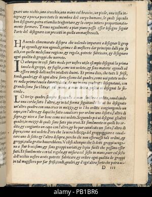 Recammi Essempio di, page 27 (recto). Auteur : Giovanni Antonio Duxiana (Italien, Venise ca. 1465-1528 Venise). Dimensions : hors tout : 7 13/16 x 6 3/16 x 3/8 in. (19.8 x 15.7 x 1 cm). Editeur : Giovanni Antonio di Nicolini da Sabio e i fratelli (Italien, Venise, ca active. 1522-1545) , Venise. Date : 1530. Écrit par Giovanni Antonio Duxiana, Italien, Venise ca. Venise, 1465-1527 publié par Giovanantonio e i fratelli da Sabbio Venise. Remarques de clôture (suite) avec en caractères gras et les grandes lettres initital au début de chaque nouvelle section. Musée : Metropolitan Museum of Art, New York, USA. Banque D'Images