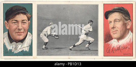 A. L. Raymond-W. A. Latham, New York Giants, portrait carte de base-ball Banque D'Images