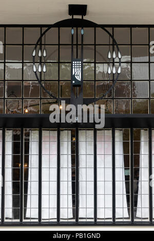 Extérieur de façade de rénové le déjeuner et thé , anciennement Willow Tea Rooms, conçu par Charles Rennie Mackintosh sur Sauchiehall Street, Glasgow, Banque D'Images