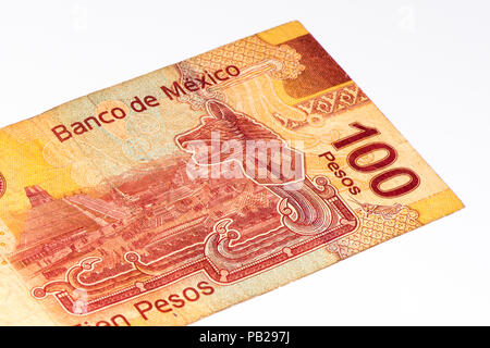 100 pesos mexicains bank note fait en 2007 Banque D'Images