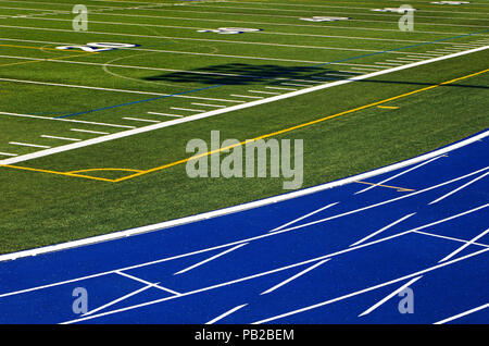 L'athlétisme, le Varsity Stadium, Université de Toronto, Toronto, Ontario, Canada Banque D'Images