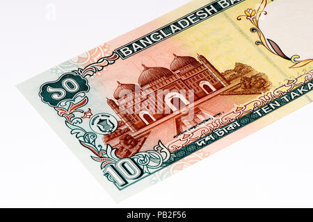 Taka 10 billet de banque. Taka est la monnaie nationale du Bangladesh Banque D'Images