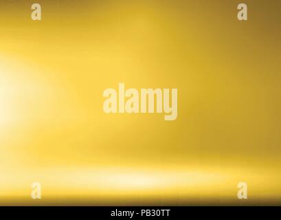 Chambre Studio Gold de luxe avec des projecteurs d'arrière-plan et l'utiliser comme fond d'entreprise, maquette de modèle pour l'affichage de produit, Vector illustration Illustration de Vecteur