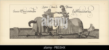 Turnierbuch Johanns des Bestandigen BL. 73 Banque D'Images