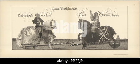 Turnierbuch Johanns des Bestandigen BL. 89 Banque D'Images