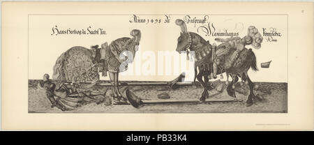 Turnierbuch Johanns des Bestandigen BL. 112 Banque D'Images