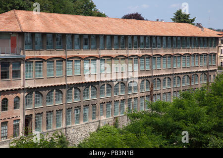 Ex usine de laine Maurizio Sella Sella Fondazione maintenant, et d'autres utilisations, Biella, Piémont, Italie, Europe Banque D'Images