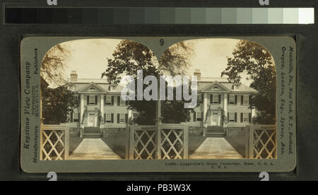 933 accueil de Longfellow, Cambridge, Mass., États-Unis (NYPL b11707506-G90F228 040F) Banque D'Images