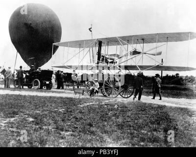 1872 Wright Flyer militaire arrive à Fort Myer VA DA-SD-05-00659 Banque D'Images