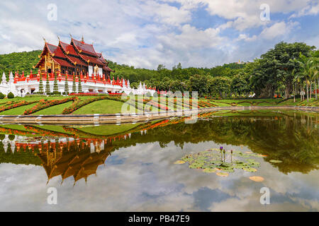 Flora Park Royal connu aussi sous le nom de Park Rajapruek, à Chiang Mai, Thaïlande Banque D'Images