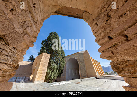 Mosquée Juma connu aussi sous le nom de mosquée de vendredi, en Iran, Neyriz Banque D'Images