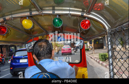 Bangkok, Thaïlande - 6 janvier 2018 : un Tuk Tuk à Bangkok sur la Thaïlande Banque D'Images