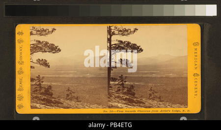 1818 Vue d'artiste de Chocorua's Ledge, N.H (NYPL b11708087-G91F028 083F) Banque D'Images