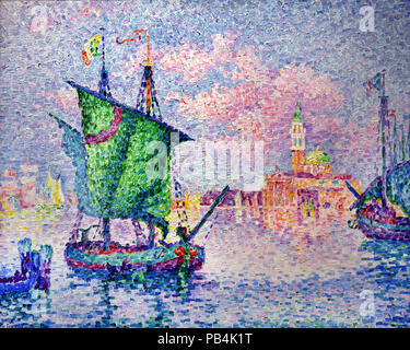 Venise, le nuage rose 1909 Paul Signac 1863 - 1935 France Banque D'Images