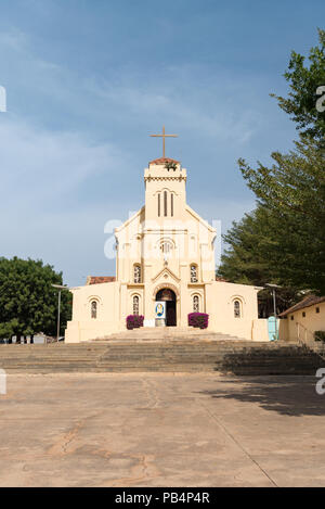 La Basilique Notre-Dame de la délivrance de la ville de Popenguine, Thiès, Sénégal Banque D'Images