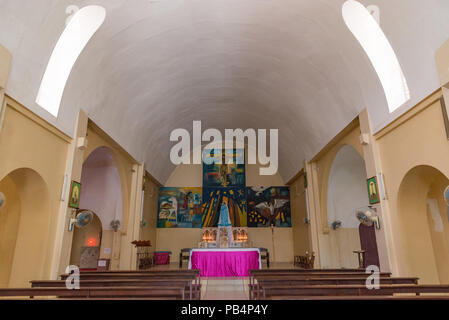 La Basilique Notre-Dame de la délivrance de la ville de Popenguine, Thiès, Sénégal Banque D'Images