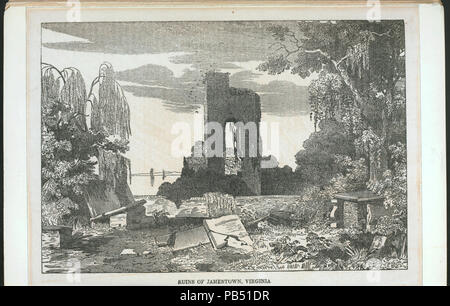 1277 Ruines de Jamestown, la Virginie (NYPL Hadès-256595-EM14919) Banque D'Images