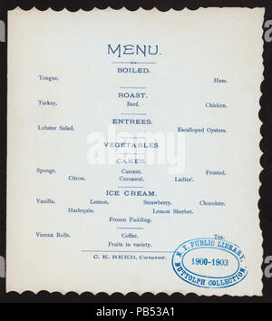 1306 RÉUNION SEMI-ANNUELLE ET LE DÎNER (organisé par la société de masse) DES FILS DE LA RÉVOLUTION AMÉRICAINE (at) "Faneuil Hall, BOSTON, (masse)" (AUTRES) (NYPL)-270025-4000001735 Hades Banque D'Images