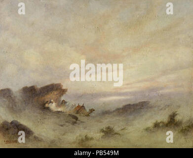 Robert Kelly George Talbot - un feu de camp Bédouin Banque D'Images