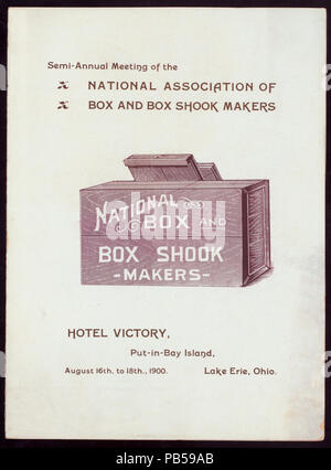1306 RÉUNION SEMI-ANNUELLE ET LE DÎNER (organisé par) ASSOCIATION NATIONALE DE FORT ET FORT SECOUA DÉCIDEURS (at) "HÔTEL VICTORY,PUT-IN-BAY ISLAND,LE LAC ÉRIÉ,OH" (hôtel ;) (NYPL Hadès-274365-468640) Banque D'Images