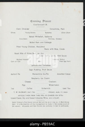 1306 RÉUNION SEMI-ANNUELLE ET LE DÎNER (organisé par) ASSOCIATION NATIONALE DE FORT ET FORT SECOUA DÉCIDEURS (at) "HÔTEL VICTORY,PUT-IN-BAY ISLAND,LE LAC ÉRIÉ,OH" (hôtel ;) (NYPL)-274365-4000010506 Hades Banque D'Images