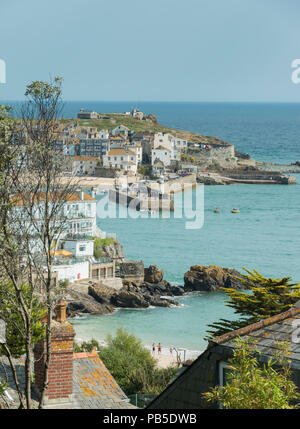 L'été au Royaume-Uni, St Ives, Cornwall Banque D'Images