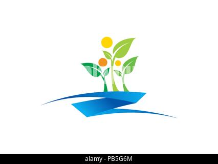 Arbre généalogique famille soins de santé parentalité icône symbole logo design vecteur de bien-être, famille people tree symbole icône logo design vectoriel Illustration de Vecteur