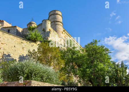 Château Le Château du Barroux, Caromb, Provence, France Banque D'Images