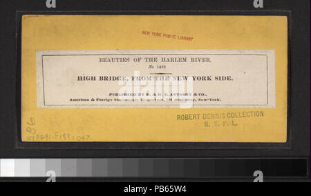 758 haut pont, du côté de New York (NYPL b11708041-G91F188 047B) Banque D'Images