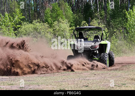 Un côte à côte l'extraction de la poussière il se trouve un coin Banque D'Images