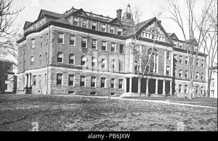 1861 Winants Hall c1901 Campus Queen's College Rutgers New Brunswick NJ Banque D'Images