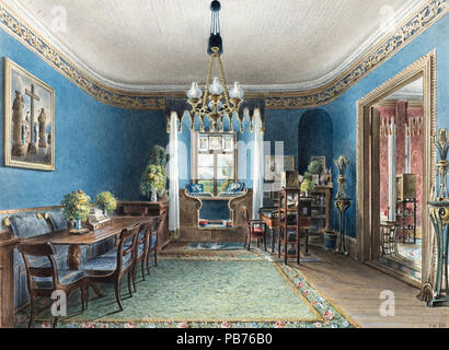 Klose Friedrich Wilhelm - la Chambre Bleue Schloss Fischbach Banque D'Images