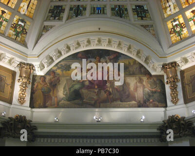 1054 du comté de Monroe à Bloomington, rotunda côté nord peinture Banque D'Images