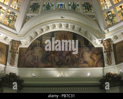 1054 du comté de Monroe à Bloomington, rotunda côté ouest peinture Banque D'Images