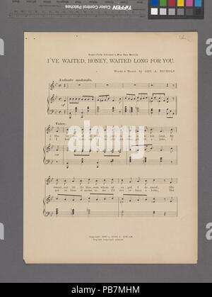 785 J'ai attendu, miel, attendu longtemps pour vous (NYPL)-608611-1991942 Hades Banque D'Images