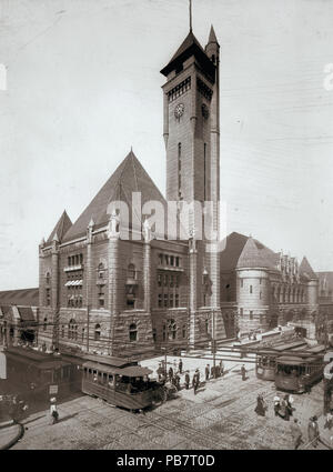 1790 La gare Union. Vue sud-ouest à partir de la dix-huitième Street Banque D'Images